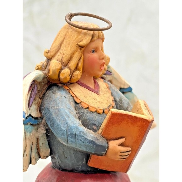 Jim Shore Singing Angel Heartwood Creek 2005 CELEBRATE WITH HARMONY #4002422 11" - Picture 13 of 14